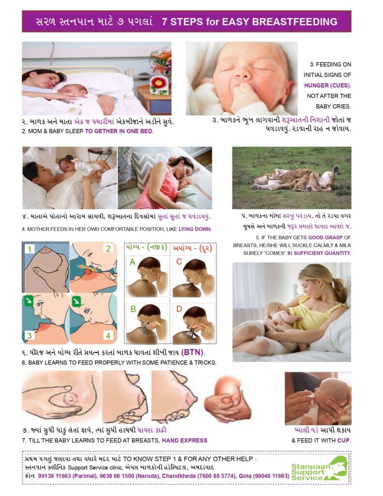 7 steps easy feeding - bfcare